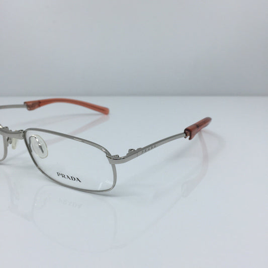 Vintage Prada VPR 75C Silver Eyeglasses - Super Vision Optical