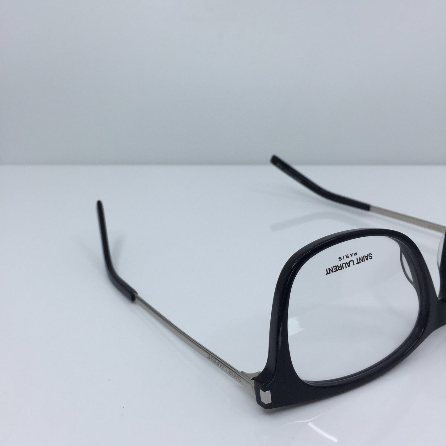 Vintage Saint Laurent SL 26 Silver Eyeglasses - Super Vision Optical