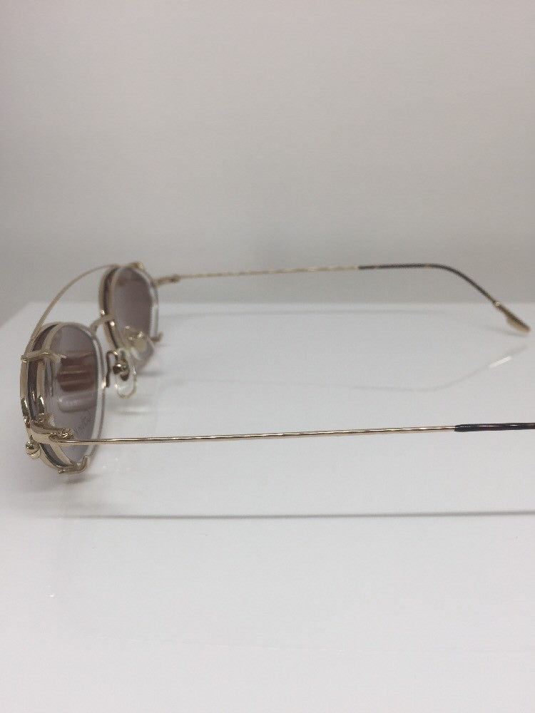 Vintage Calvin Klein CK 146 Gold Sunglasses - Super Vision Optical