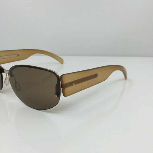 Vintage Prada SPR 59B Gold Sunglasses - Super Vision Optical