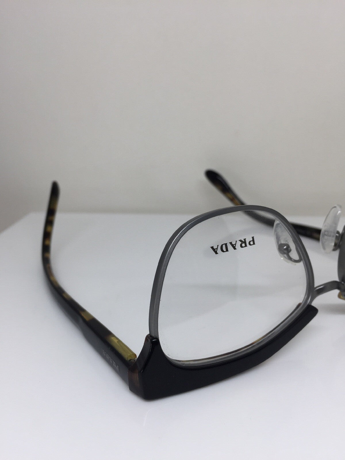Vintage Prada VPR 14S Gunmetal Eyeglasses - Super Vision Optical