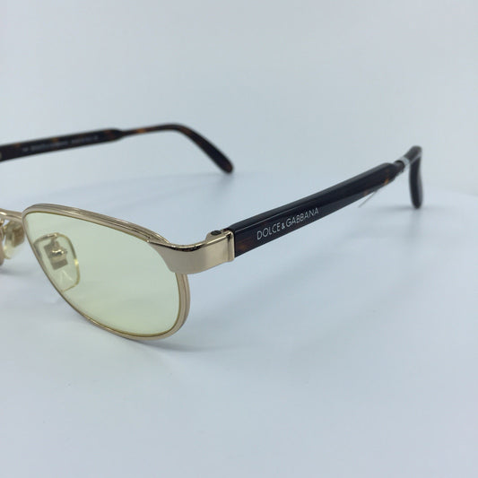 Vintage Dolce & Gabbana DG 106 Gold Sunglasses - Super Vision Optical
