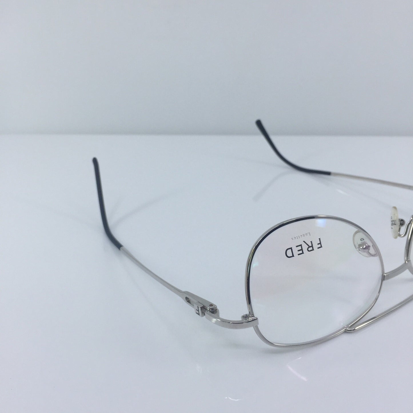 Vintage Fred Lunettes Alaska C2 Silver Eyeglasses - Super Vision Optical
