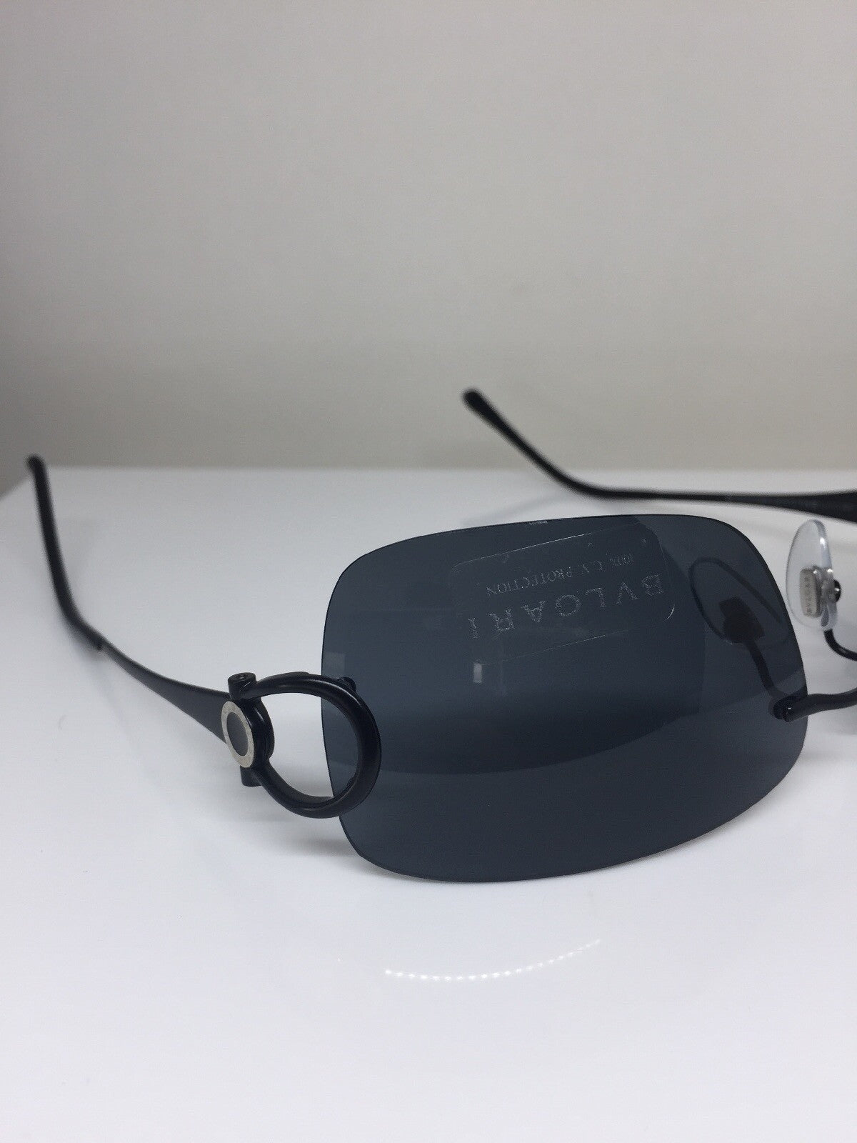 Vintage Bvlgari BVL 641 Black Sunglasses - Super Vision Optical