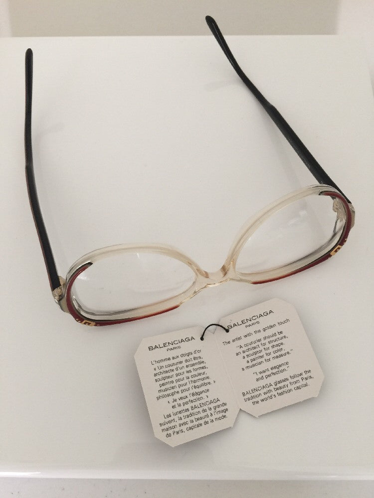 Vintage Balenciaga 2719 RD Gold Eyeglasses - Super Vision Optical