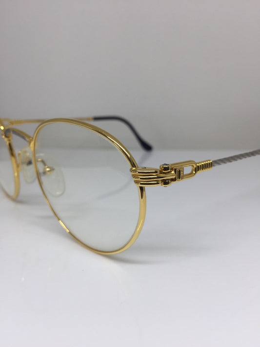Vintage Fred Lunettes Ouragan Gold Eyeglasses - Super Vision Optical
