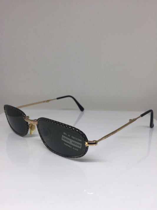 Vintage Giorgio Armani GA 624 Gold Sunglasses - Super Vision Optical
