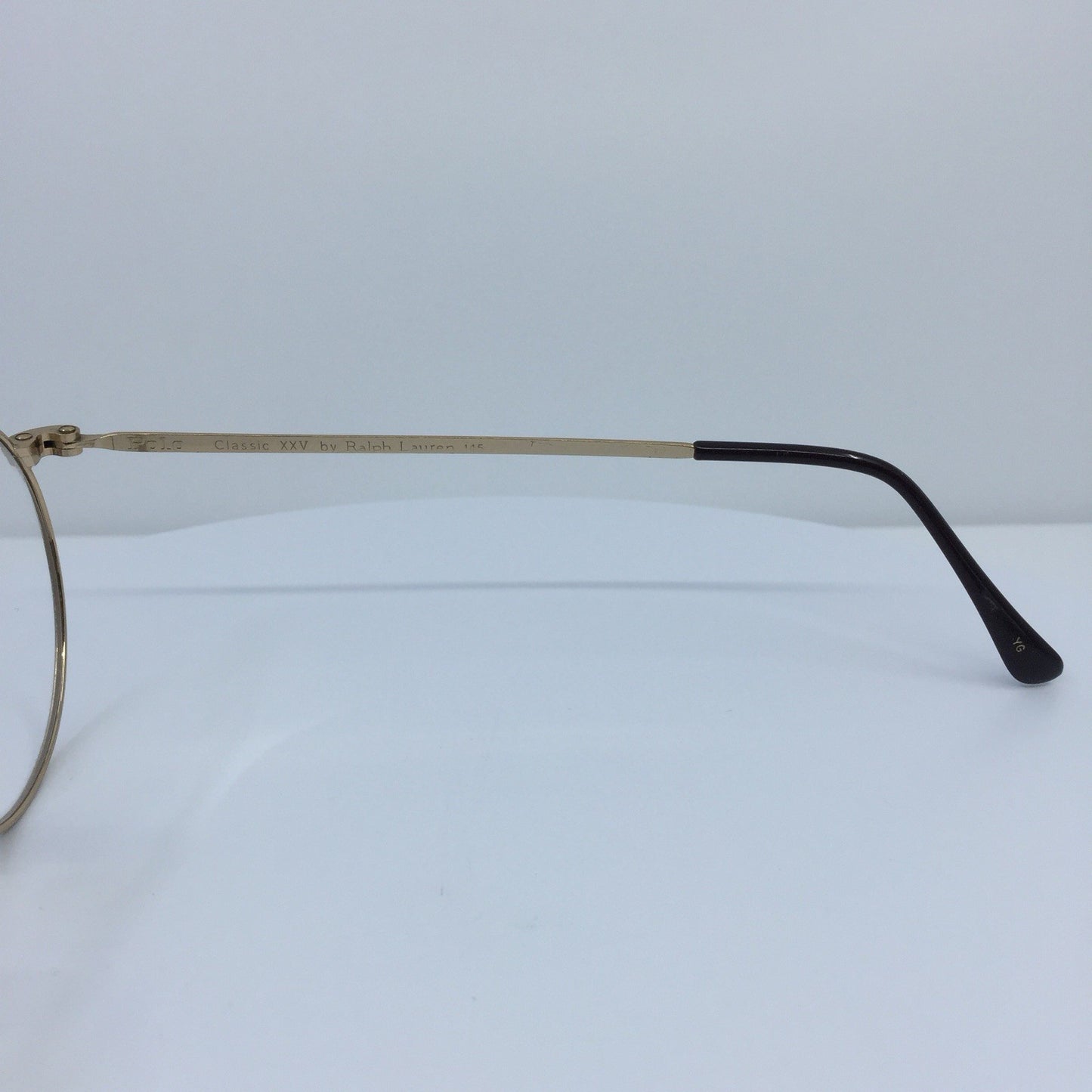 Vintage Ralph Lauren Polo Classic XXV By Ralph Lauren Gold Eyeglasses - Super Vision Optical