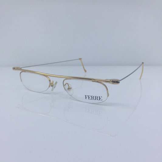 Vintage Gianfranco Ferre GF002 Gold Eyeglasses - Super Vision Optical