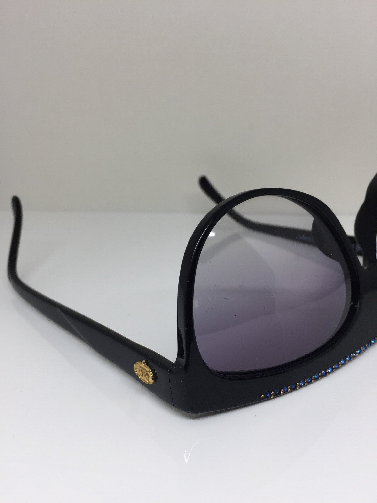 Vintage Stendhal VENEZIA 448 Black Sunglasses - Super Vision Optical