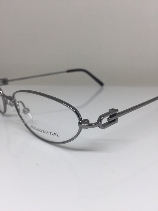 Vintage Gucci GG 2717 Silver Eyeglasses - Super Vision Optical