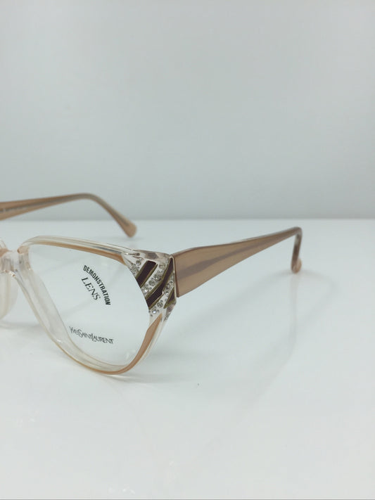 Vintage Saint Laurent YSL 405 Clear Sunglasses - Super Vision Optical
