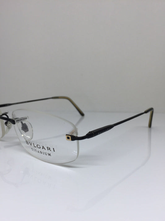 Vintage Bvlgari BVL 134-T Black Eyeglasses - Super Vision Optical