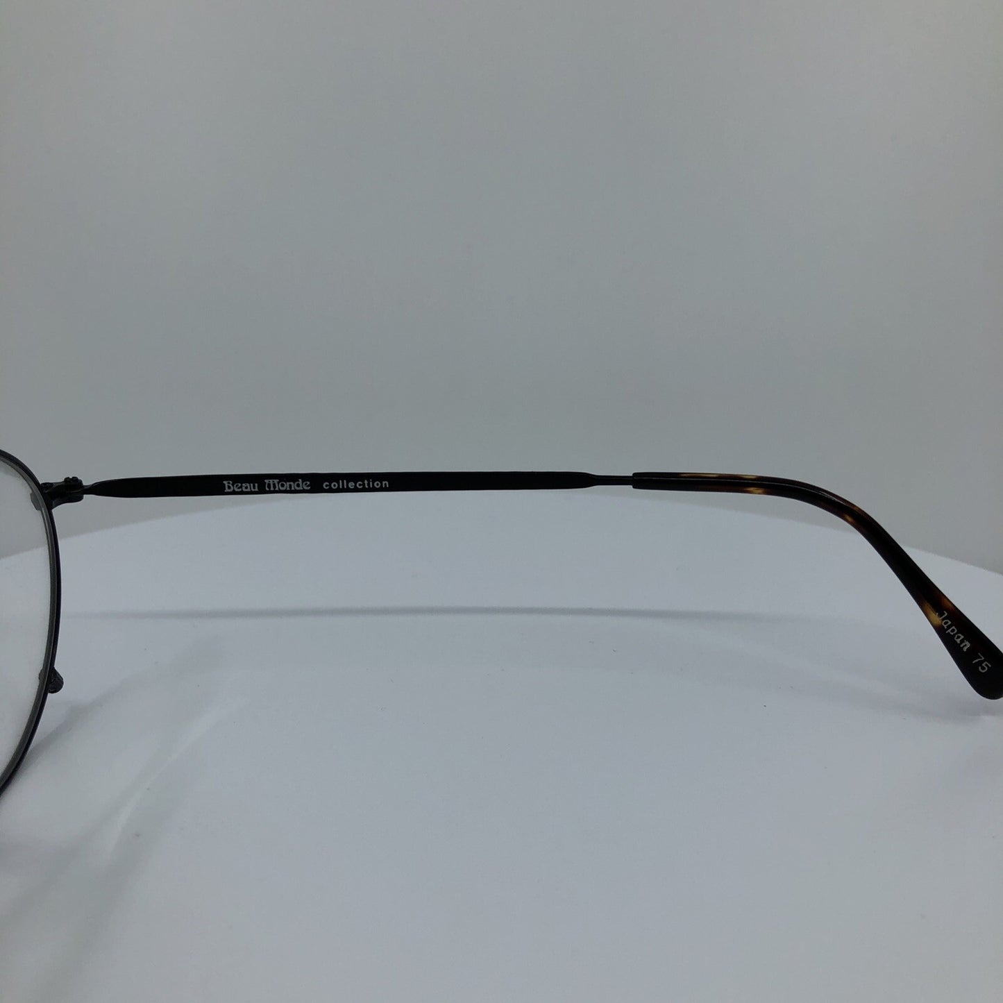 Vintage Beau Monde Collection Knightsbridge Black Eyeglasses - Super Vision Optical