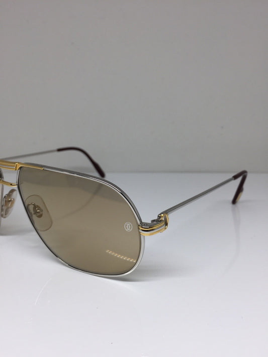 Vintage Cartier Cartier Tank L.C. Gold Sunglasses - Super Vision Optical