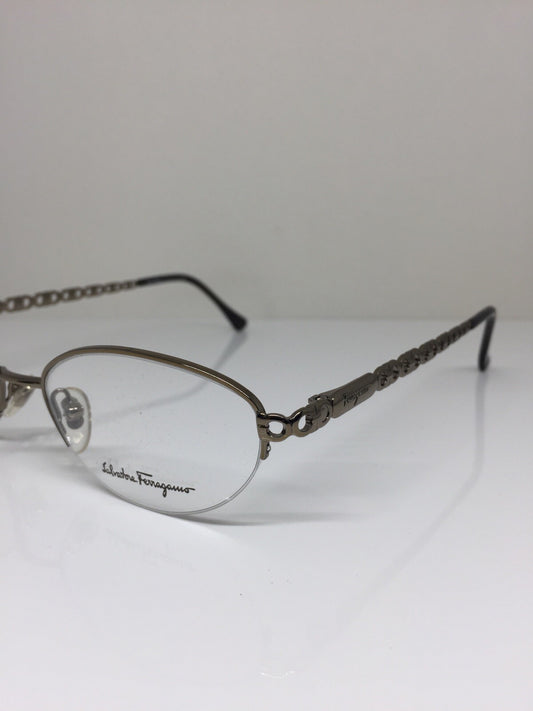Vintage Salvatore Ferragamo SF 1534 Brown Eyeglasses - Super Vision Optical