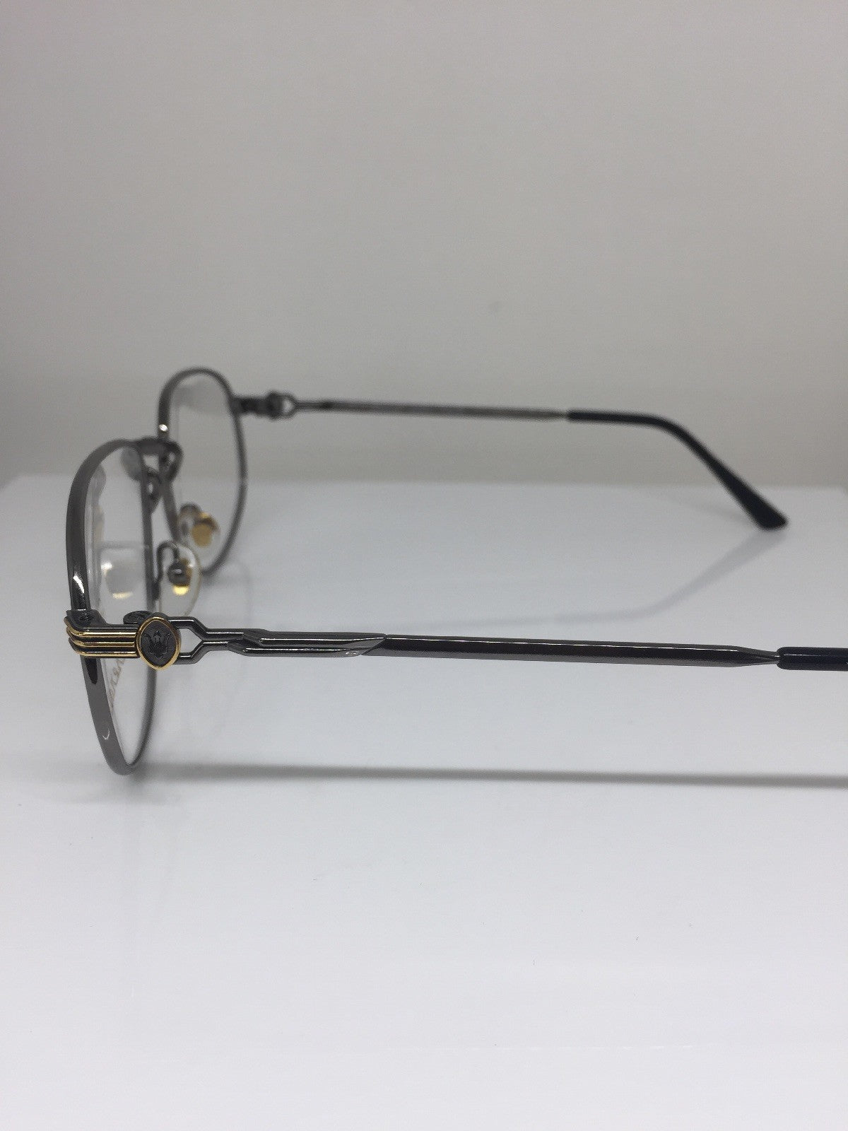 Vintage Maserati MASERATI 6213 Gunmetal Eyeglasses - Super Vision Optical