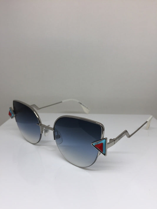 Vintage Fendi FF 0242/S Silver Sunglasses - Super Vision Optical