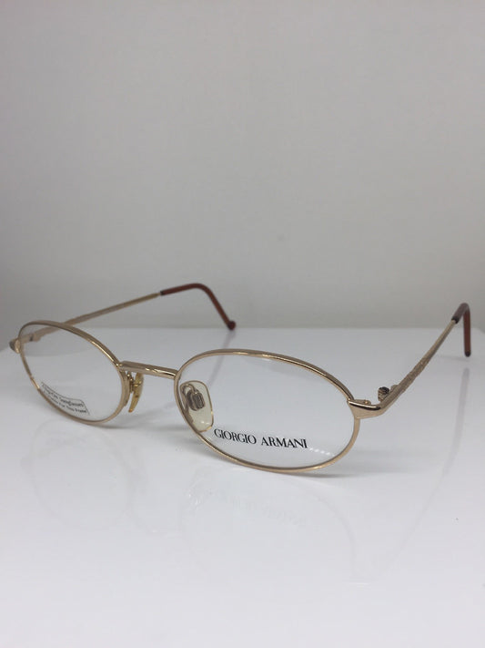 Vintage Giorgio Armani GA 265 Gold Eyeglasses - Super Vision Optical