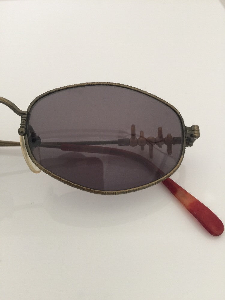 Vintage Jean Paul Gaultier JPG 56-5101 Gold Sunglasses - Super Vision Optical