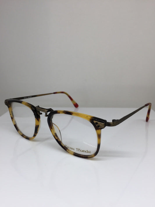 Vintage Beau Monde Collection Berry Tortoise Eyeglasses - Super Vision Optical