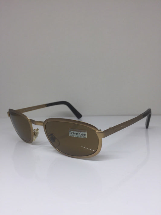 Vintage Calvin Klein CK 251-S Gold Sunglasses - Super Vision Optical