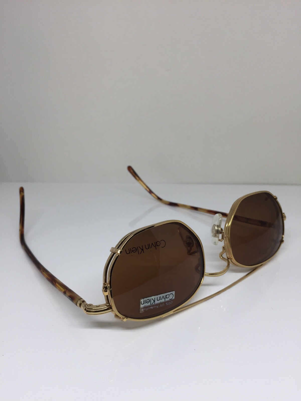 Vintage Calvin Klein CK 232 Gold Sunglasses - Super Vision Optical
