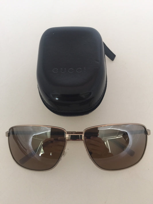 Vintage Gucci GG 1689/S Gold Sunglasses - Super Vision Optical