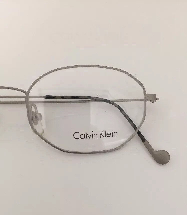 Vintage Calvin Klein CK 138 Silver Sunglasses - Super Vision Optical