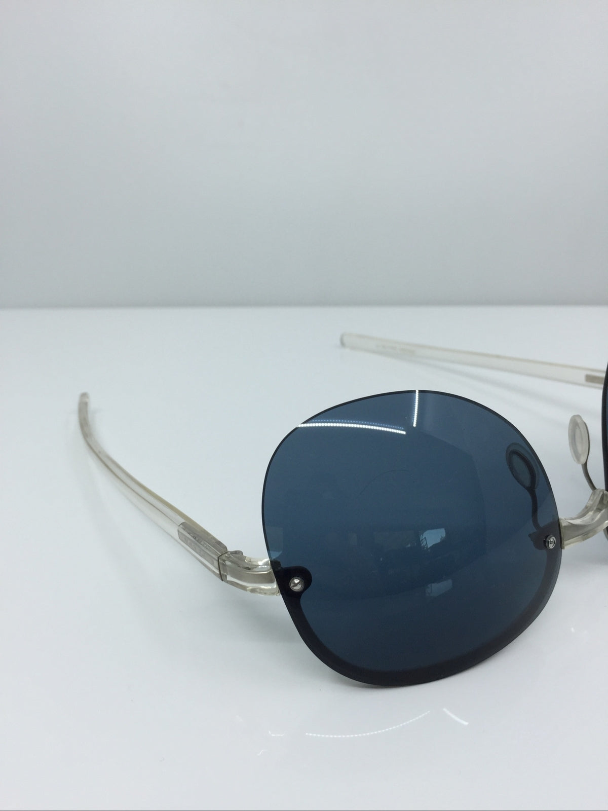 Vintage Prada SPR 12B Silver Sunglasses - Super Vision Optical