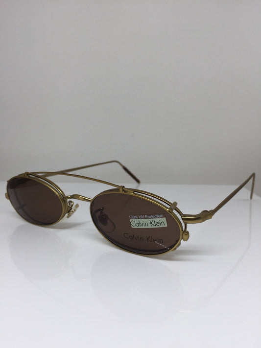 Vintage Calvin Klein CK 149 Brown Sunglasses - Super Vision Optical