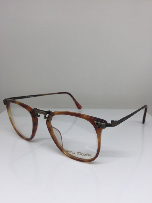 Vintage Beau Monde Collection Berry Tortoise Eyeglasses - Super Vision Optical