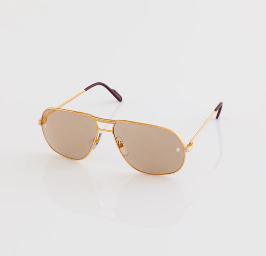 Vintage Cartier Tank LC Gold Sunglasses - Super Vision Optical