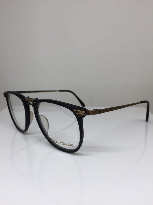 Vintage Beau Monde Collection Burberry Black Eyeglasses - Super Vision Optical