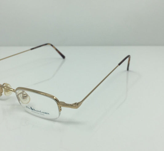 Vintage Polo Ralph Lauren POLO 388 Gold Eyeglasses - Super Vision Optical