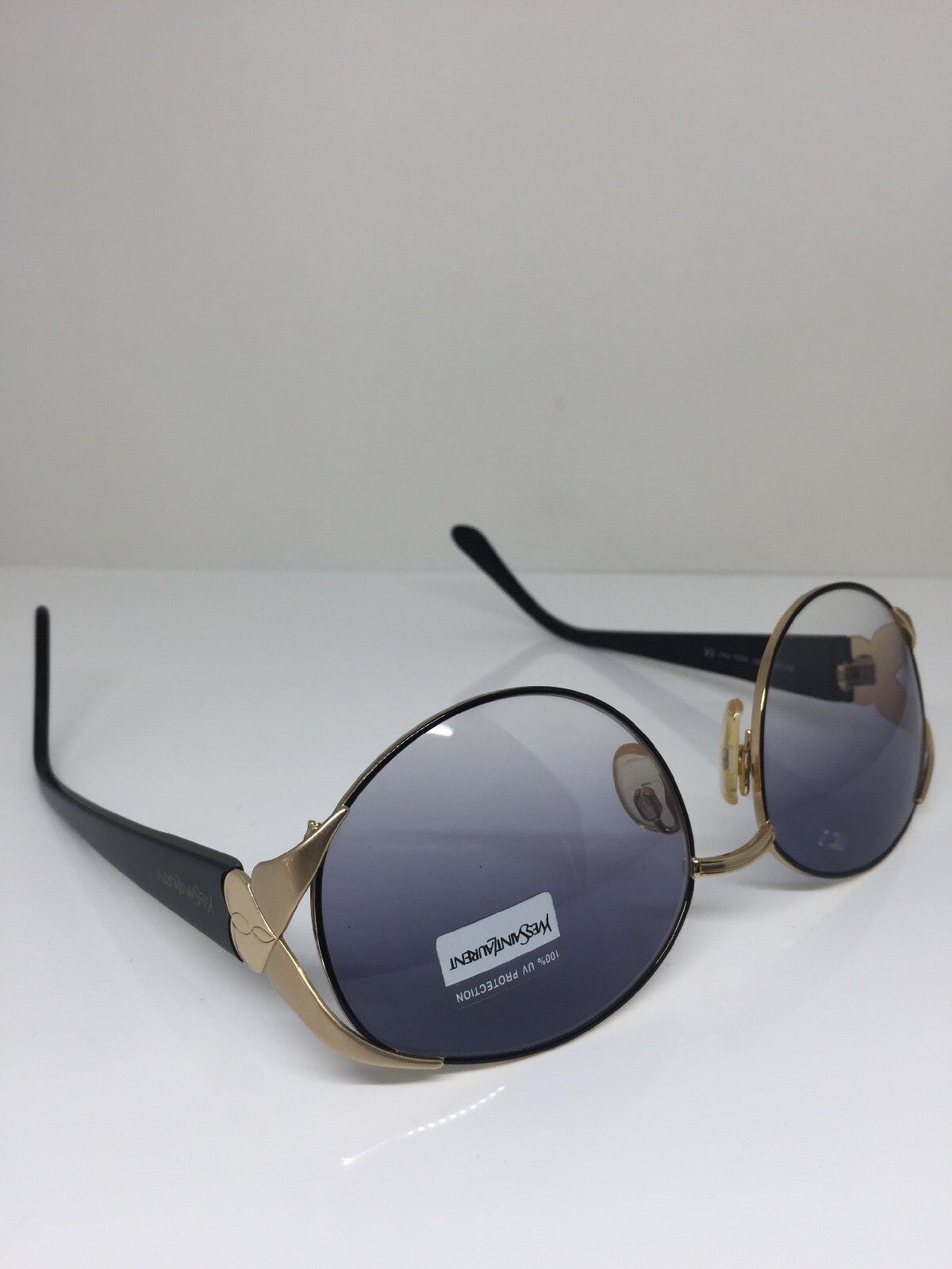 Vintage Saint Laurent YSL 6044 Gold Sunglasses - Super Vision Optical