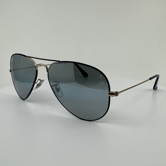 Vintage Ray-Ban RB 3025 Blue Sunglasses - Super Vision Optical