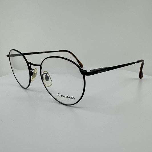 Vintage Calvin Klein CK 203 Black Eyeglasses - Super Vision Optical