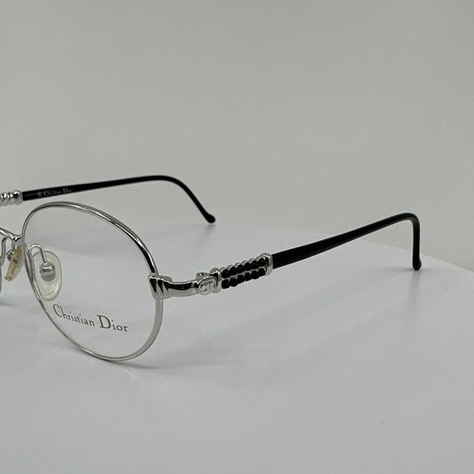 Vintage Christian Dior CD 3538 Silver Sunglasses - Super Vision Optical
