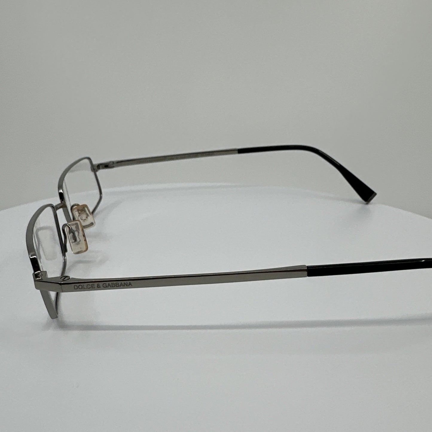 Vintage Dolce&Gabbana DG QUAD RIM MEDIUM GREY Gunmetal Eyeglasses - Super Vision Optical