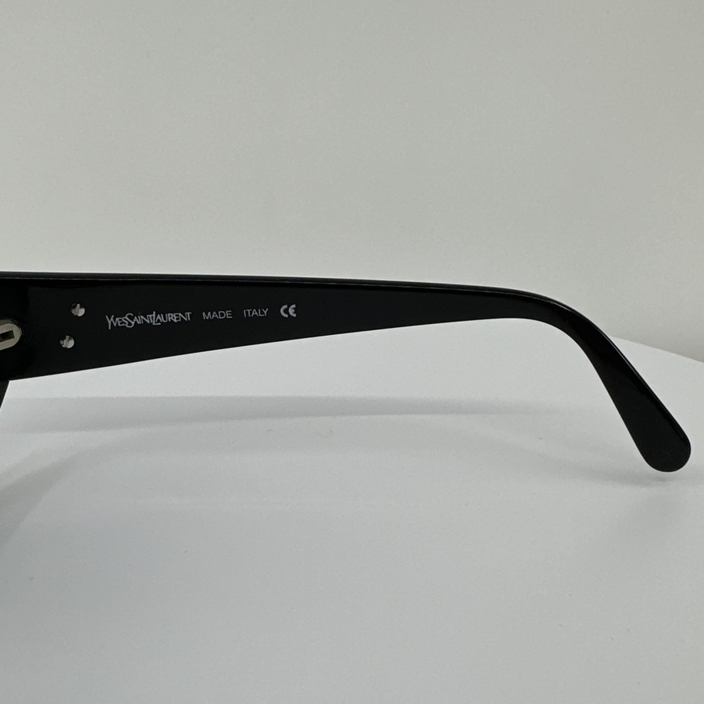 Vintage Saint Laurent YSL 6553 Black Sunglasses - Super Vision Optical