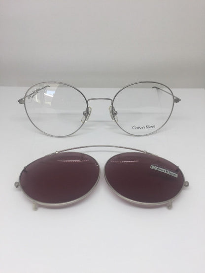 Vintage Calvin Klein CK 114 Silver Sunglasses - Super Vision Optical