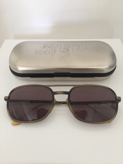 Vintage Jean Paul Gaultier JPG 56-1172 Gold Sunglasses - Super Vision Optical
