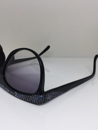 Vintage Stendhal VENEZIA 448 Black Sunglasses - Super Vision Optical