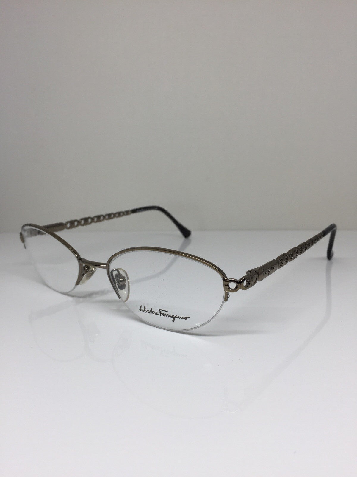 Vintage Salvatore Ferragamo SF 1534 Brown Eyeglasses - Super Vision Optical