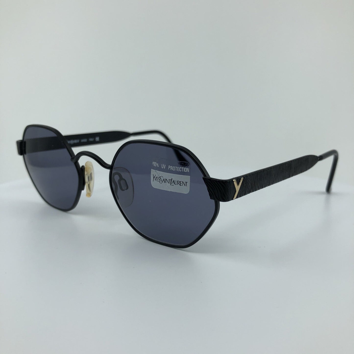 Vintage Saint Laurent YSL 6019 Gold Sunglasses - Super Vision Optical