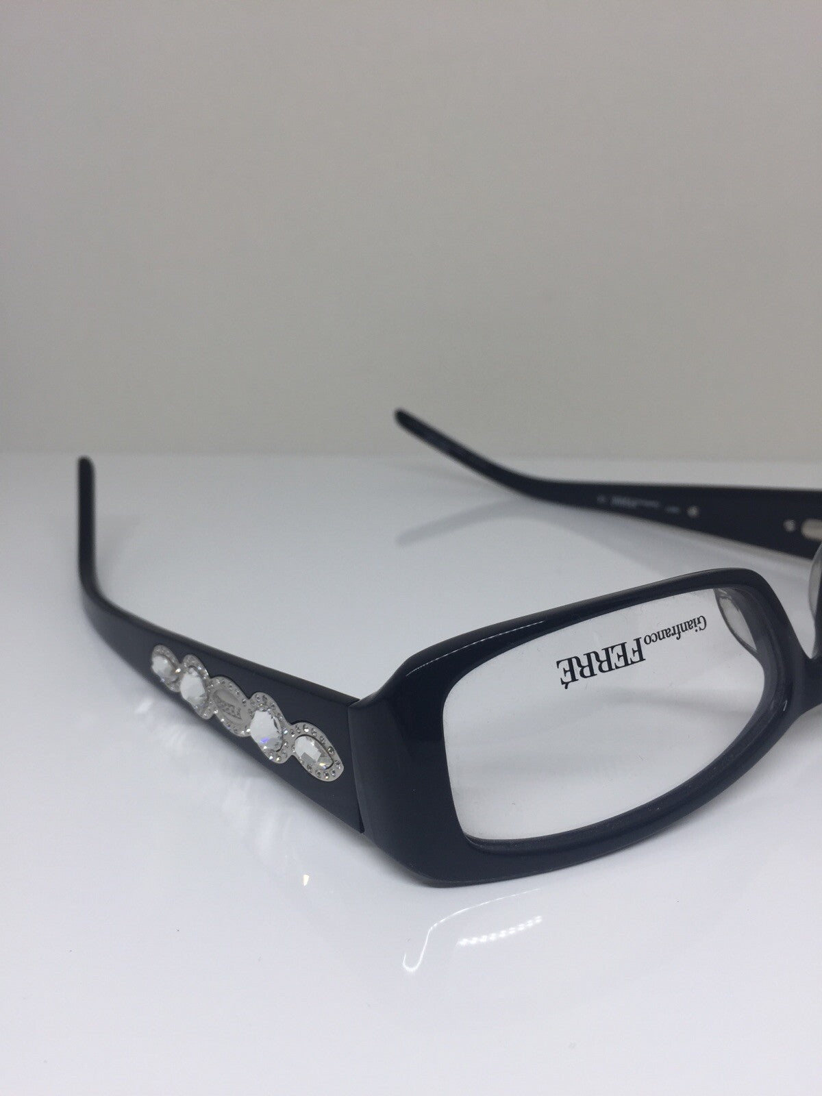 Vintage Gianfranco Ferre GFF 34801 Black Eyeglasses - Super Vision Optical