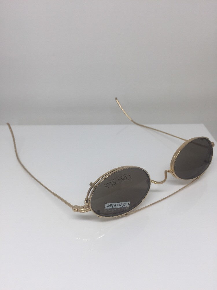 Vintage Calvin Klein Classic Edition C5 Gold Sunglasses - Super Vision Optical