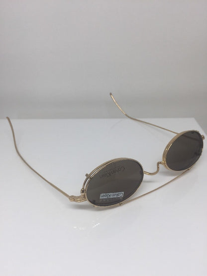 Vintage Calvin Klein Classic Edition C5 Gold Sunglasses - Super Vision Optical