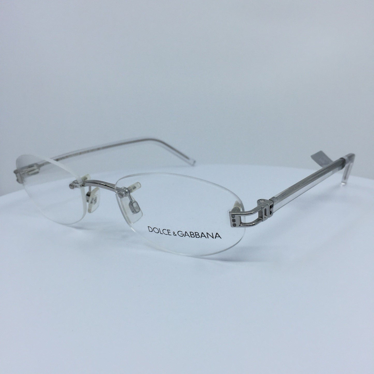 Vintage Dolce & Gabbana DG 460 Silver Eyeglasses - Super Vision Optical